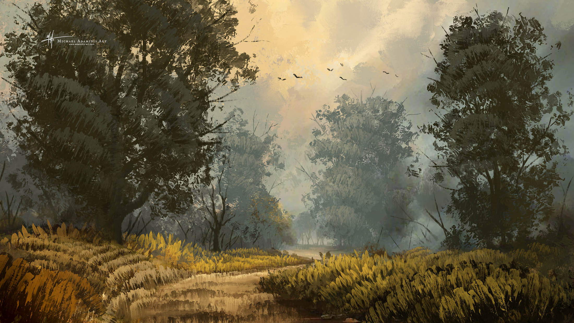 A place to be - digital painting (HQ)