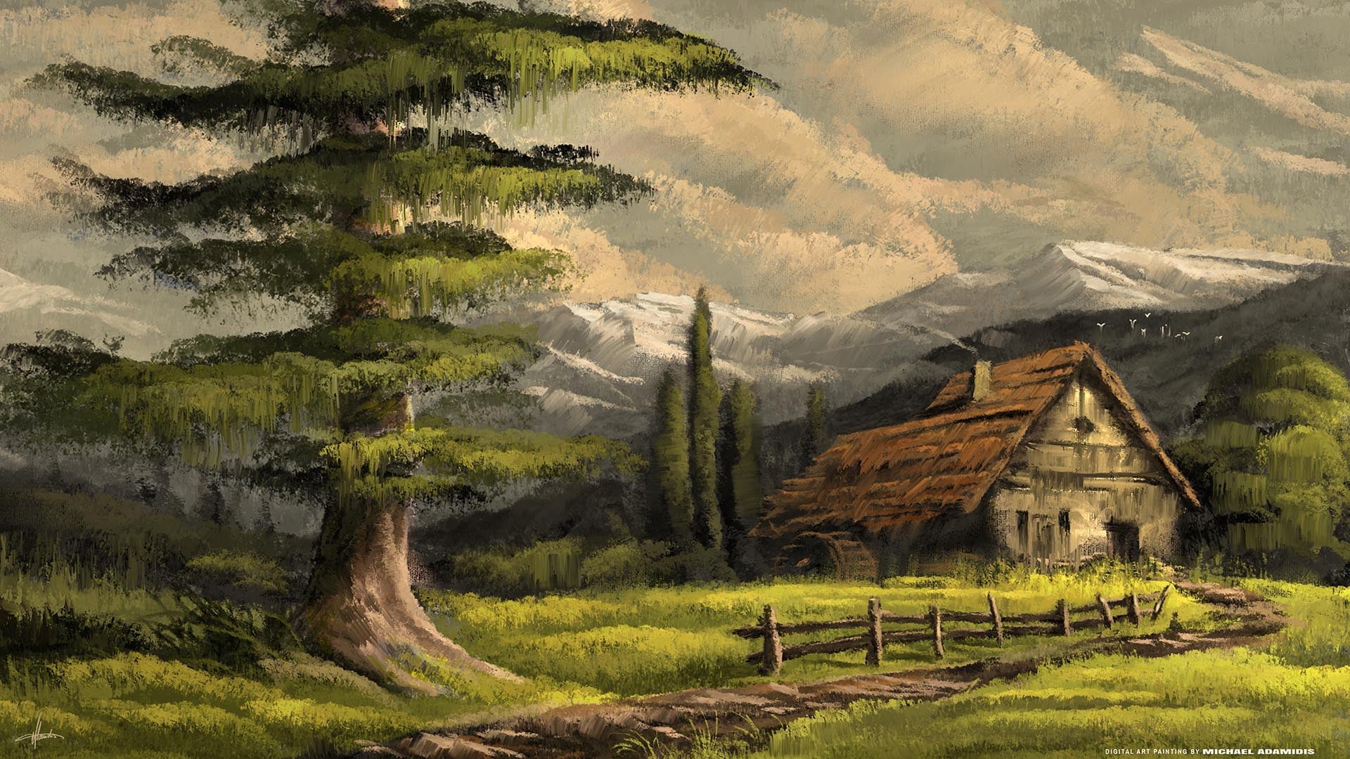 Digital art painting - Painted with the MA-Brushes