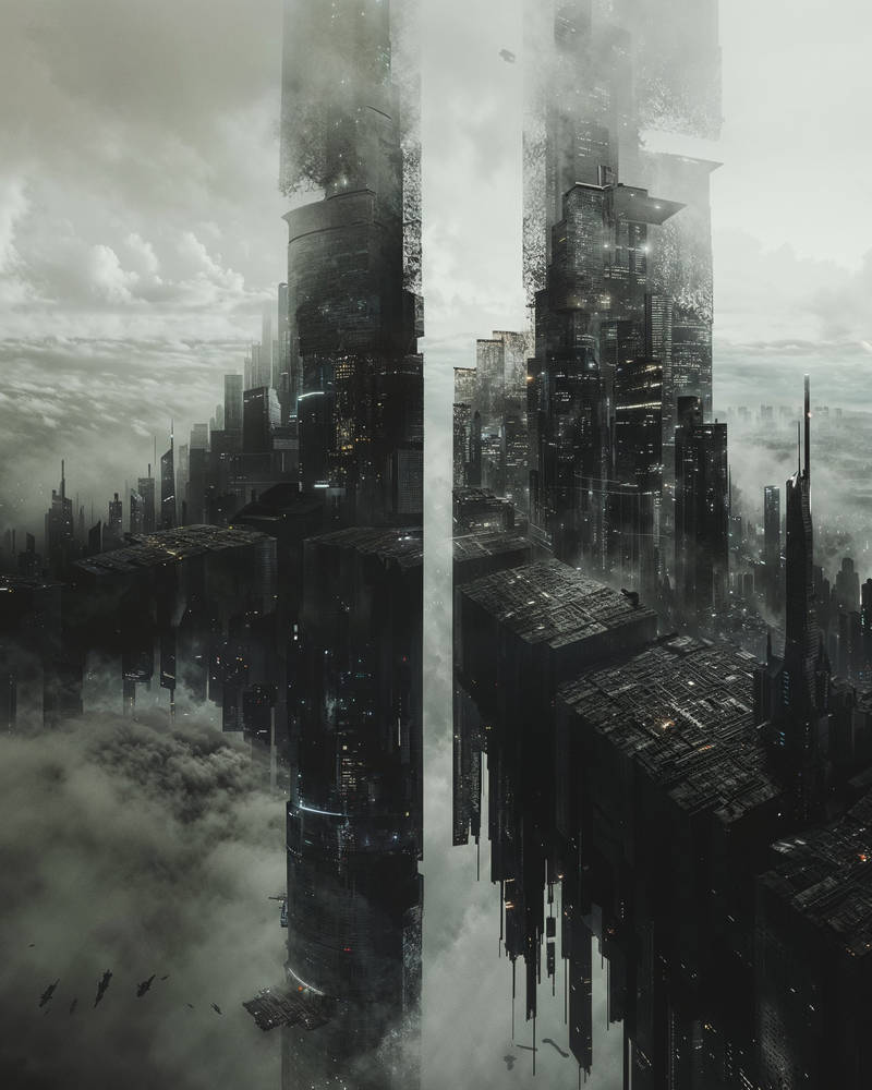 Vertical Distopia Fragmented Dystopia by AddictiveSynthesis on DeviantArt