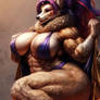 Muscular female kitsune #2