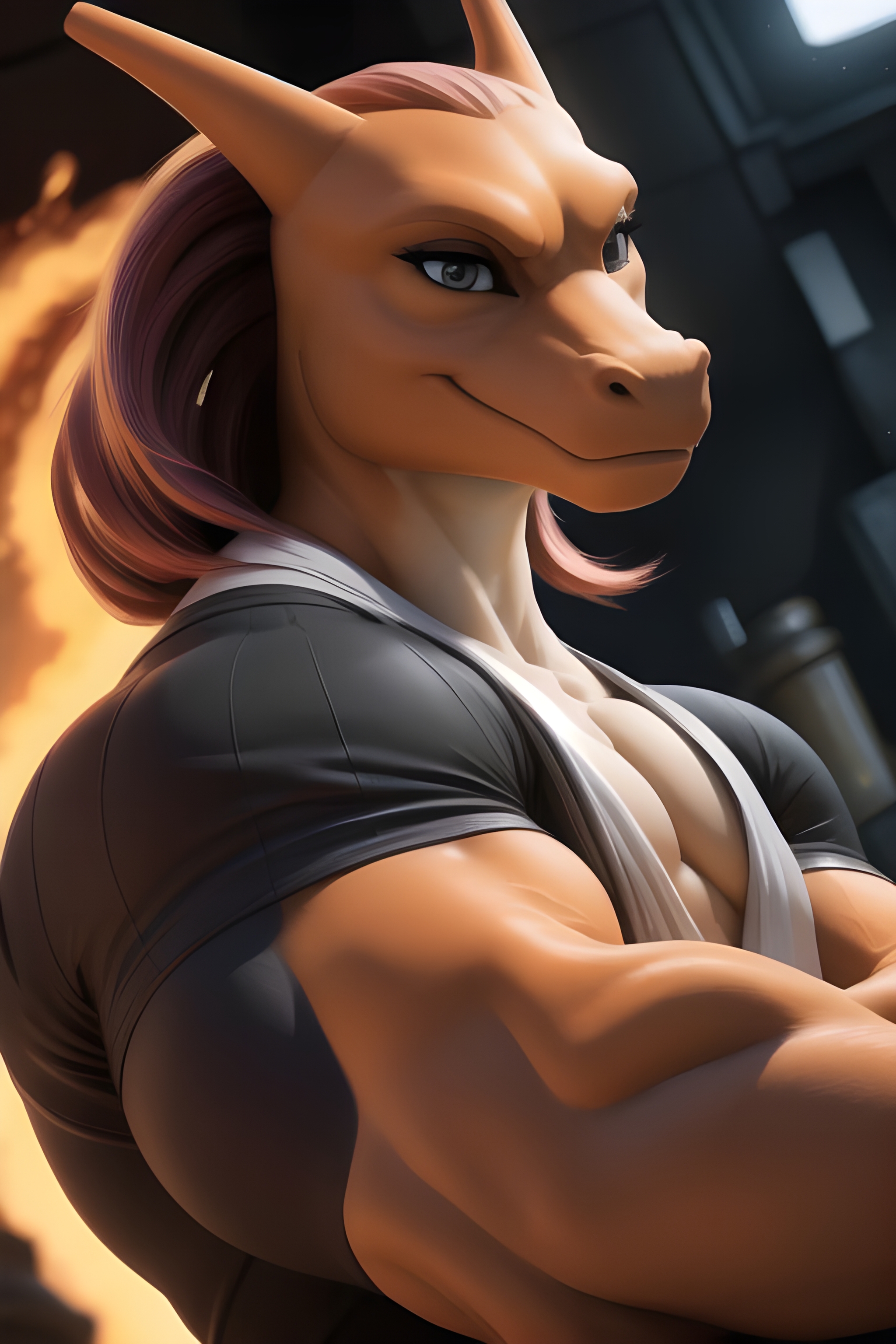 Charizard Scratch Beauty And Muscles Of Charizard by NoTZone on DeviantArt