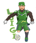 Luigi striker by DarkPlaceHospitalPLC