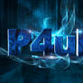 P4uL 3D Text Wallpaper