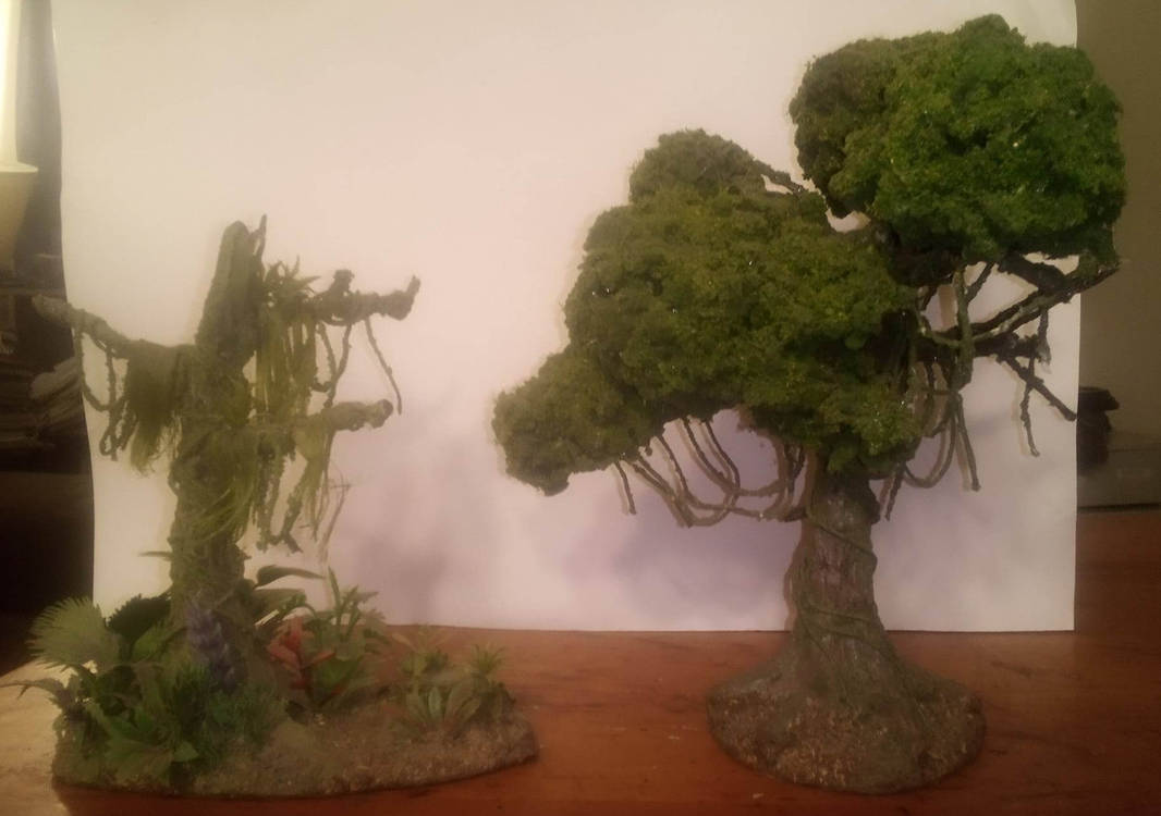 Model Trees for Diorama 01 by WolfAssassin754 on DeviantArt
