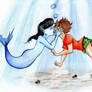 Kiss under the sea