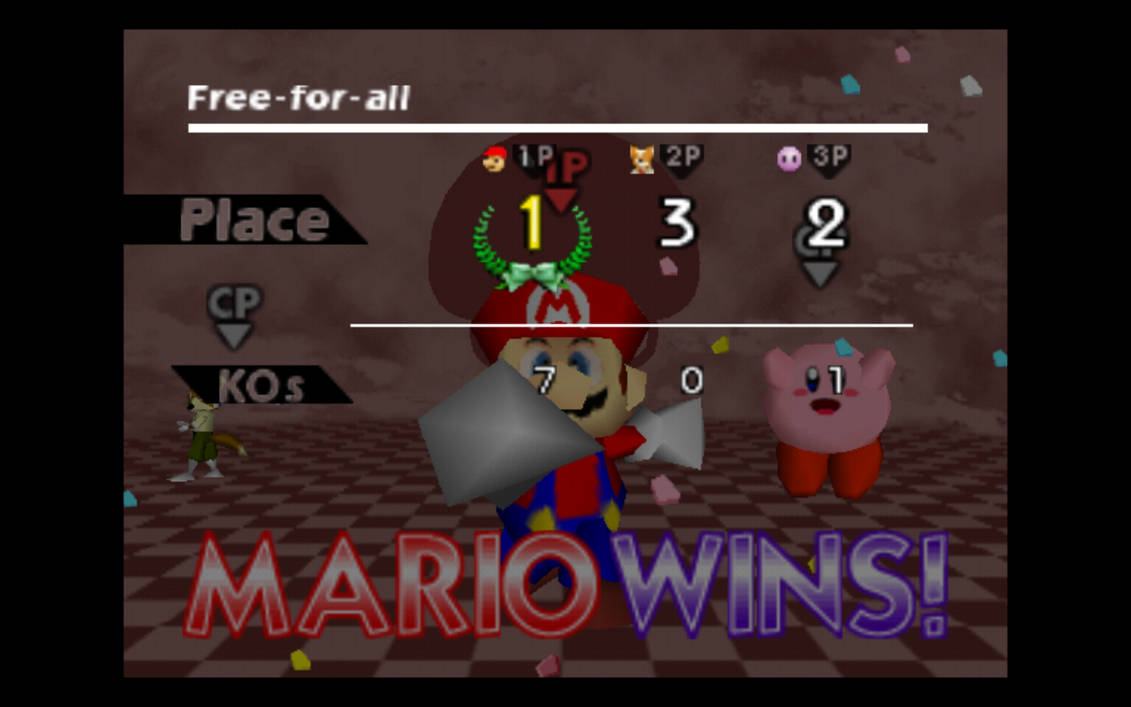Mario Wins by xXBarttheBunnyxX on DeviantArt