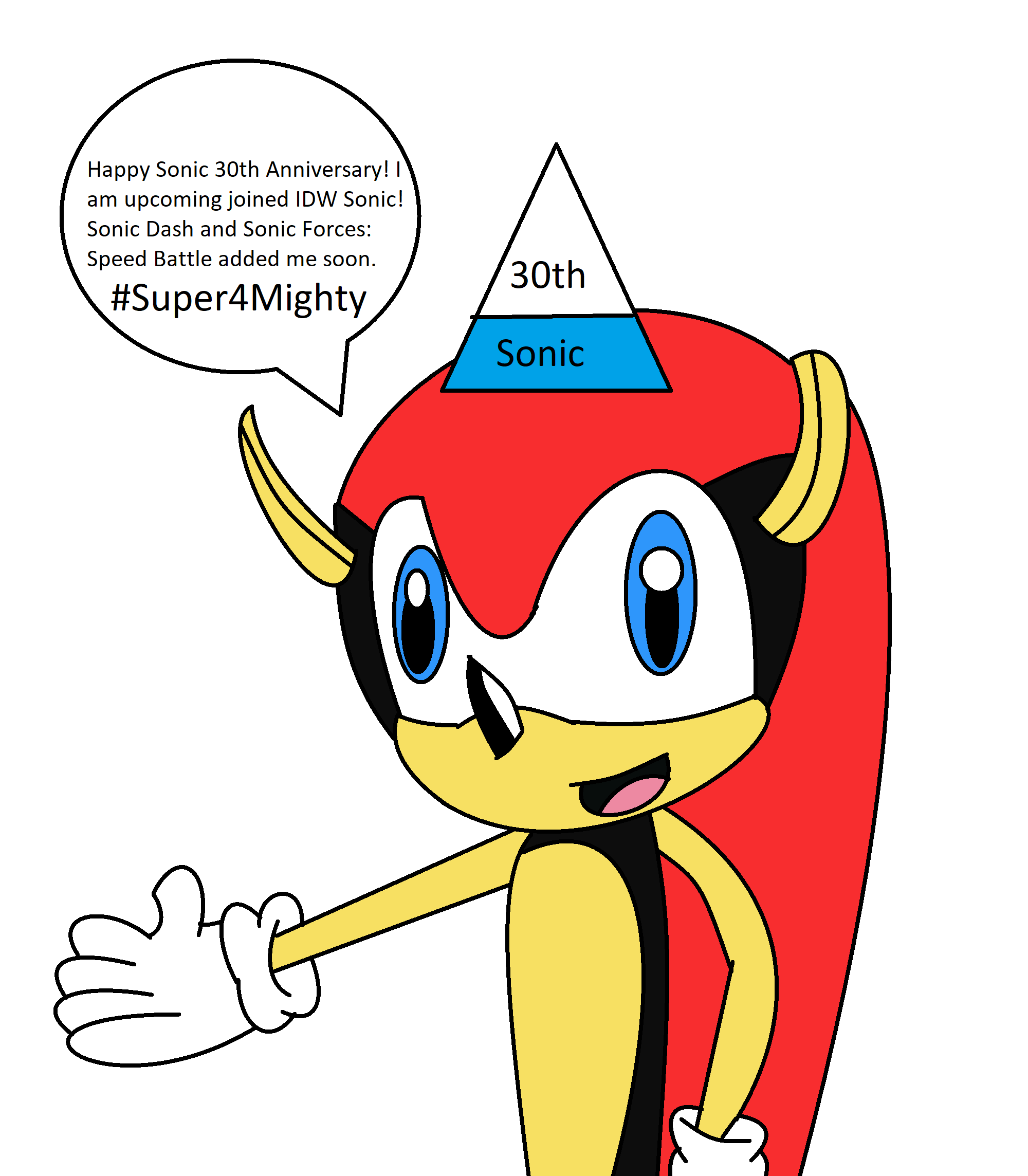 Super Mighty Sonic World  Sonic, Sonic dash, How to draw sonic