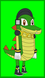 Vector The Crocodile (Full Body) by xXBarttheBunnyxX