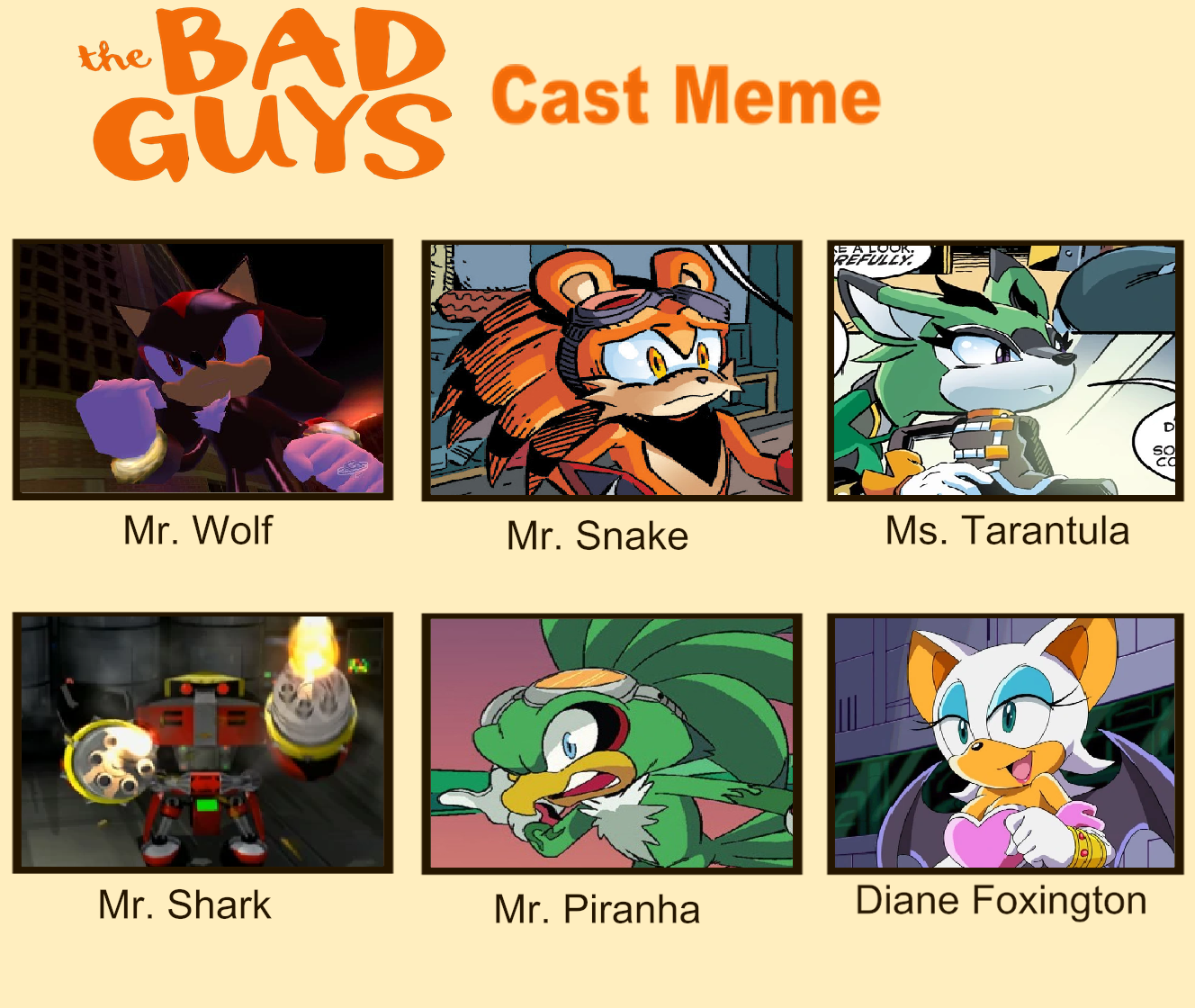 My Sonic Movie cast by RamosArtStation on DeviantArt