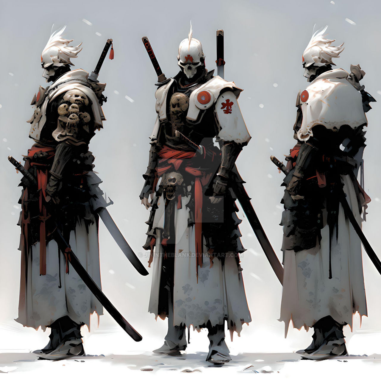 Yurei Tetsu Fallen Samurai DnD concept by Jinintheblank on DeviantArt