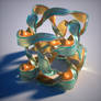Bigger twisted mobius cube in Octane