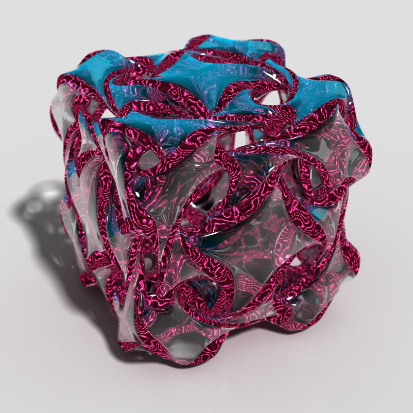 Another twisted loop shape Bryce render by davidbrinnen on DeviantArt