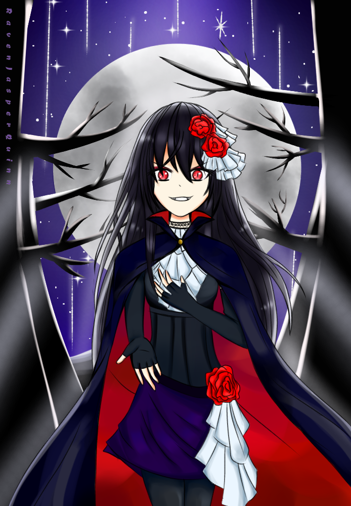 Anime Female Vampire Art