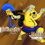 SF X Tekken : Homer and Marge