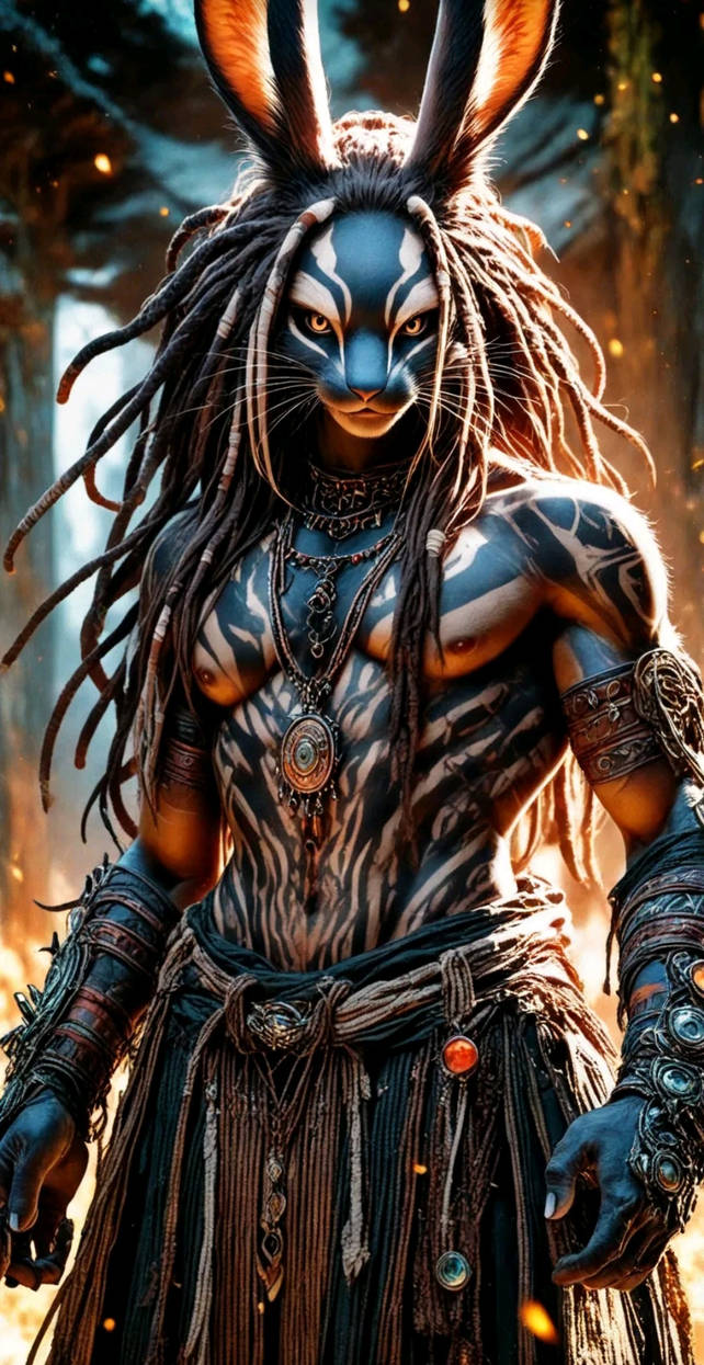 Shamanism Rabbit Rabbit shaman by Silverdad94 on DeviantArt
