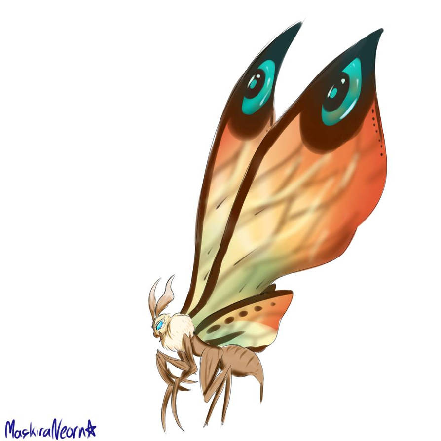 Mothra by MaskiraNeorn on DeviantArt