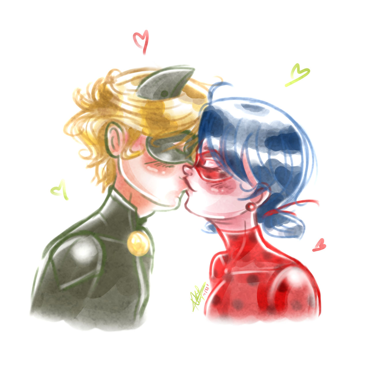 Ladybug X Chat Noir Kiss By Qbatgirlq On Deviantart Ladybug X Chat Noir Kiss By Qbatgirlq On Deviantart