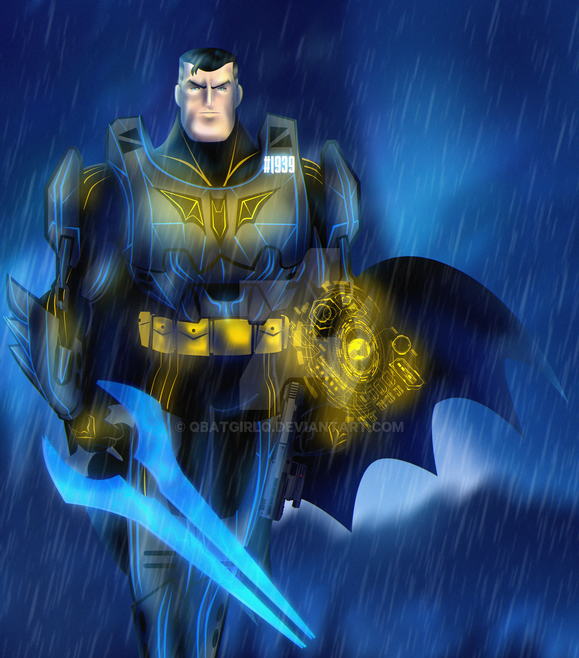 Halo Batman [unmasked] by qBATGIRLq on DeviantArt