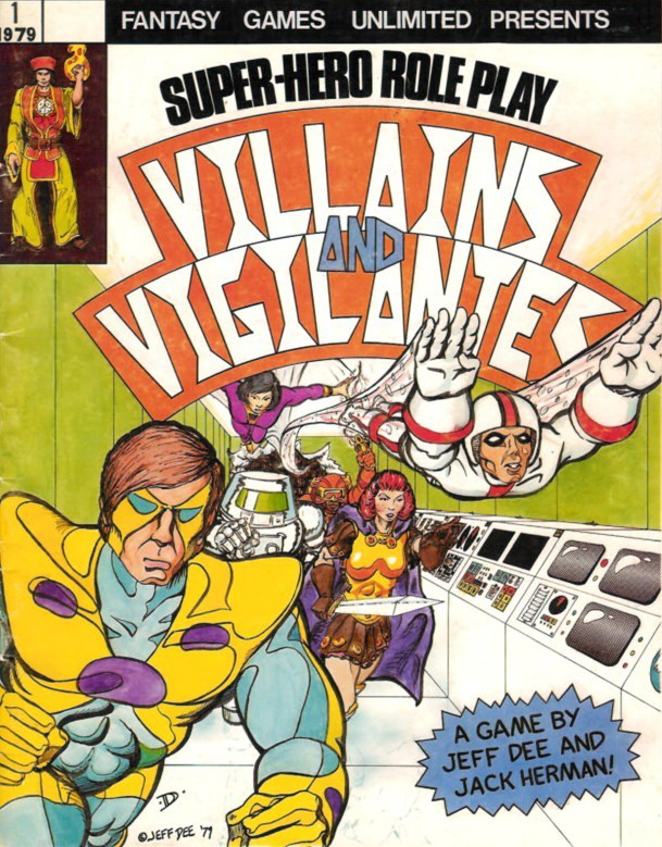 Villains and Vigilantes 1st Ed