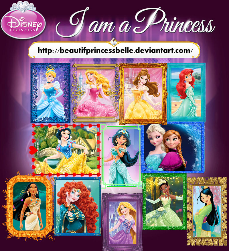 Individual Princesses Disney Princesses - Portrait by BeautifPrincessBelle on DeviantArt