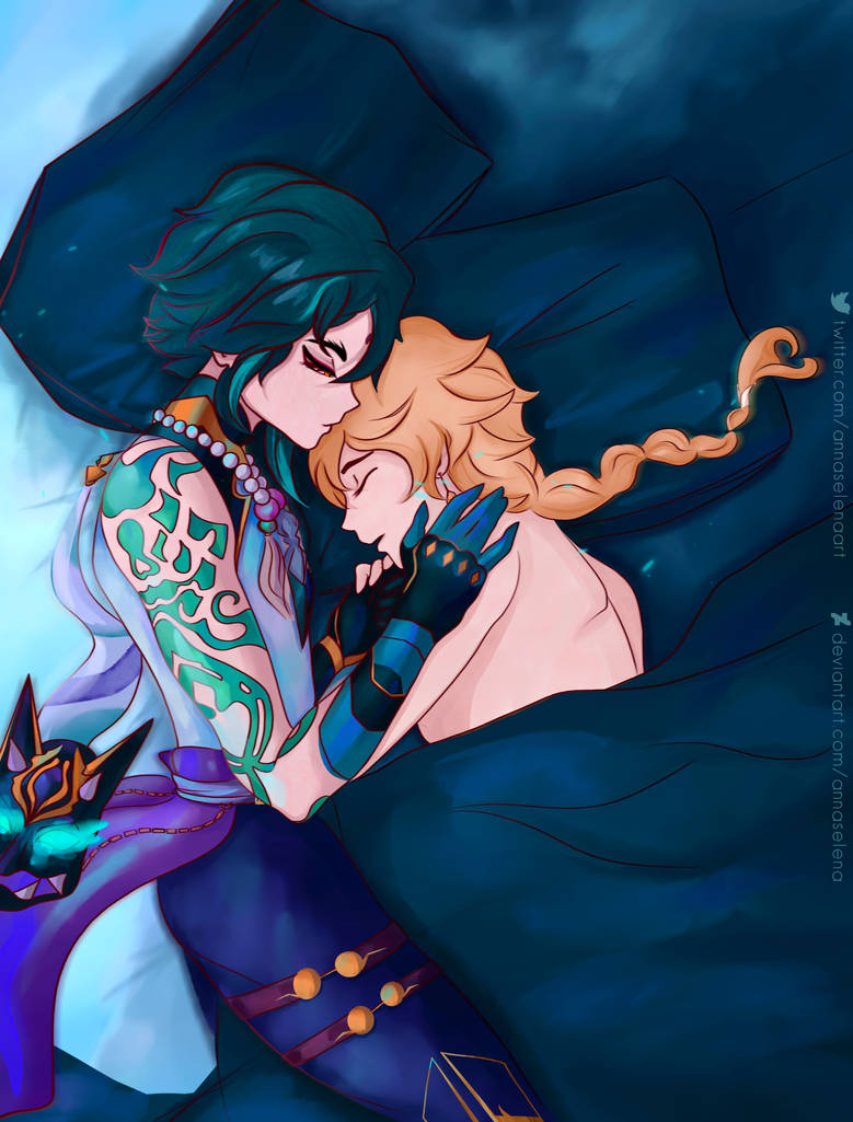 Genshin Impact: Xiao and Aether by AnnaSelena on DeviantArt.