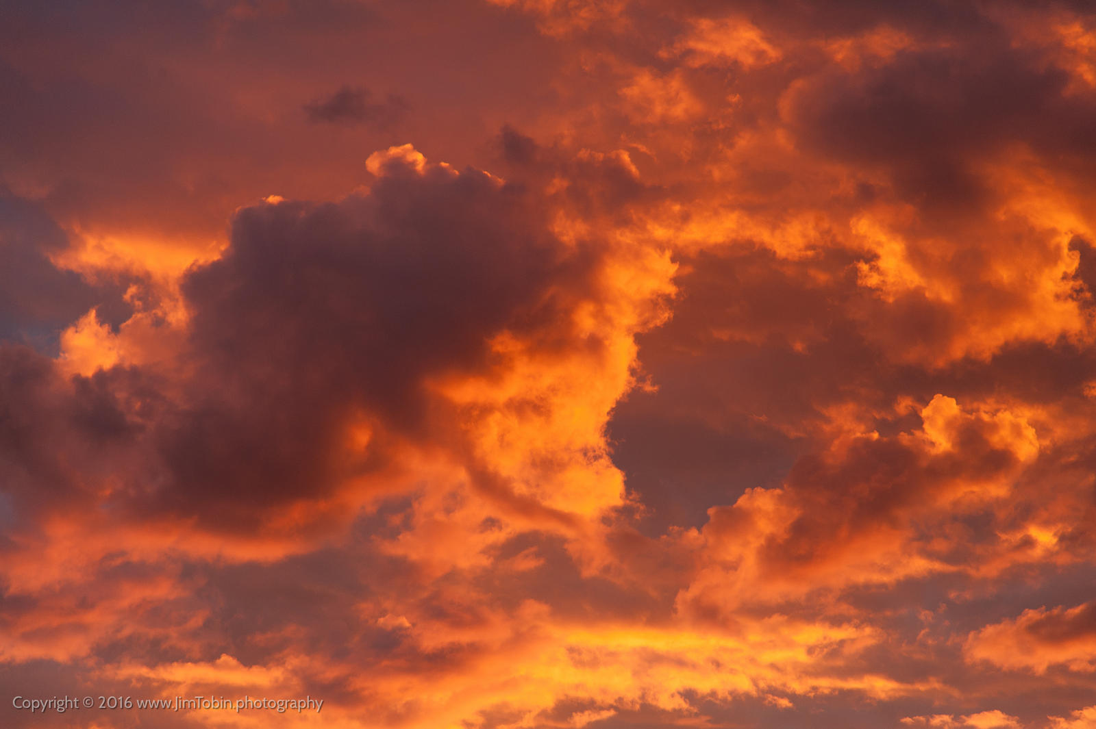 Fiery Sunset June 2 extreme zoom