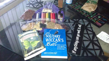 A good day at my favorite Wicca store!