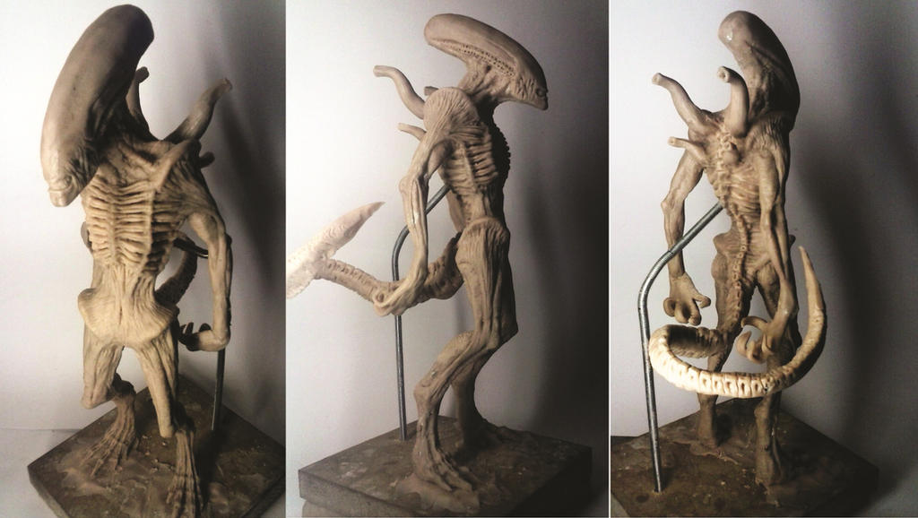 Alien Statue by robwzor on DeviantArt
