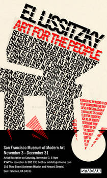 El Lissitzky Poster Typography