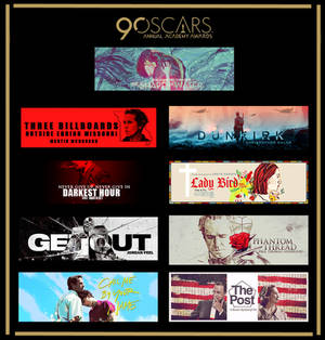 Tag Wall Especial: 90 Oscars Academy Awards