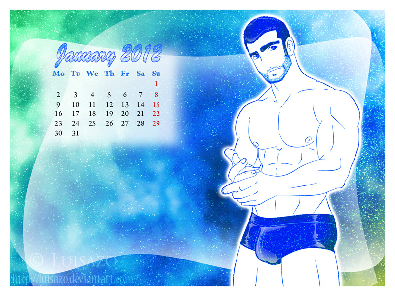 Glossy Pipo's Calendar 2012 - January