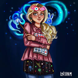 Luna Lovegood Fanart by Lariinm24