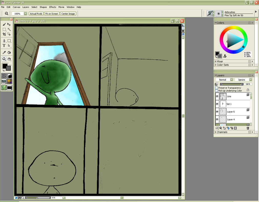 comic in the process by mogshot on DeviantArt