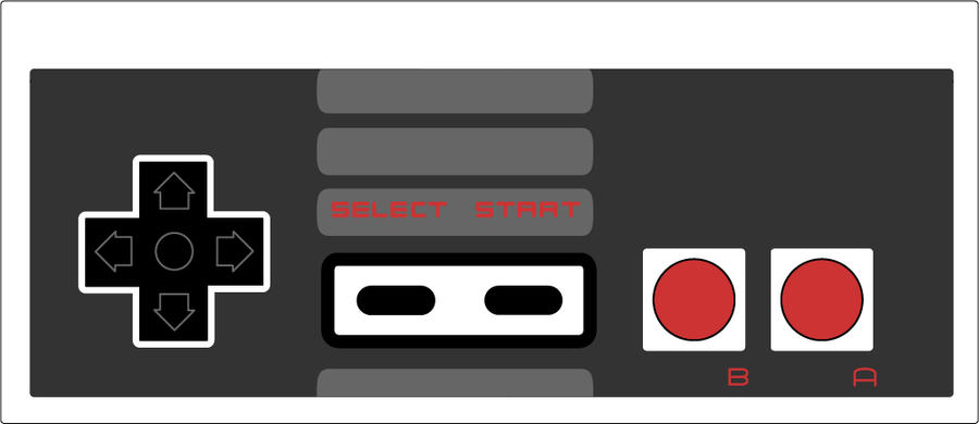 nes controller vector art by jiesh on DeviantArt