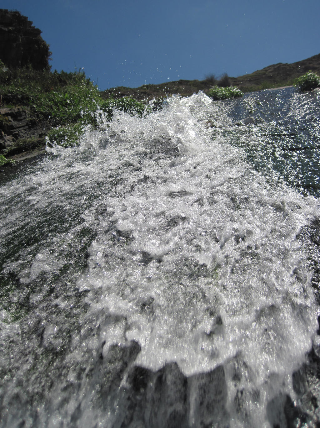 Waterfall at Praia da Amalia