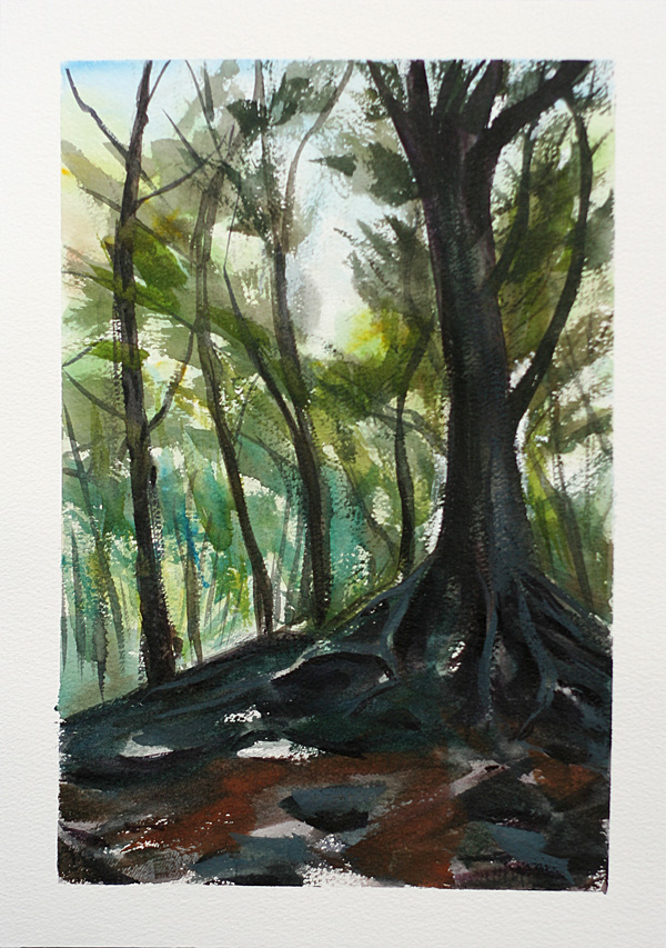 forest watercolour 2