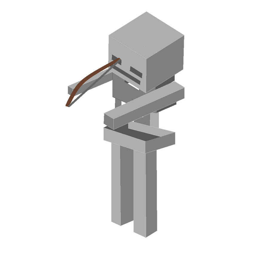 Distorted Minecraft Skeleton MineCraft skeleton by dbott2000 on DeviantArt