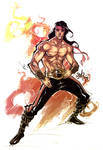 MKvsDC. Liu Kang. by Fezat1