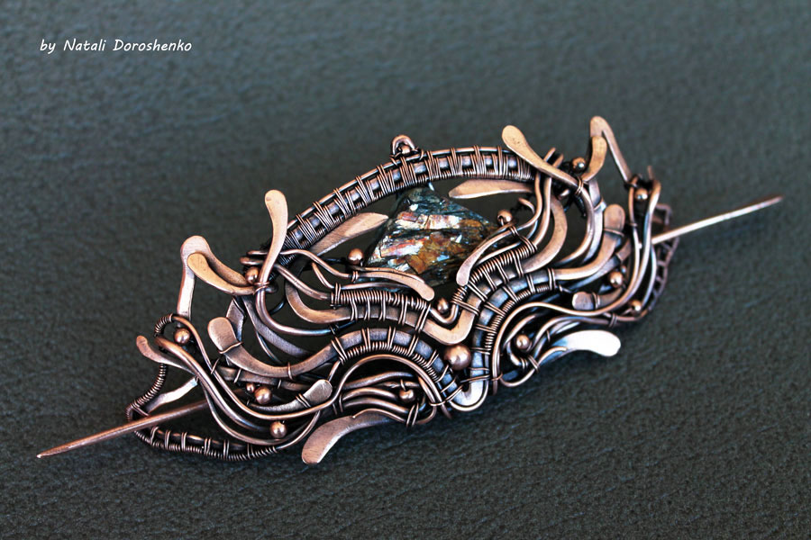 Hair slide Egyptian by MDorothy Hair slide Egyptian by MDorothy