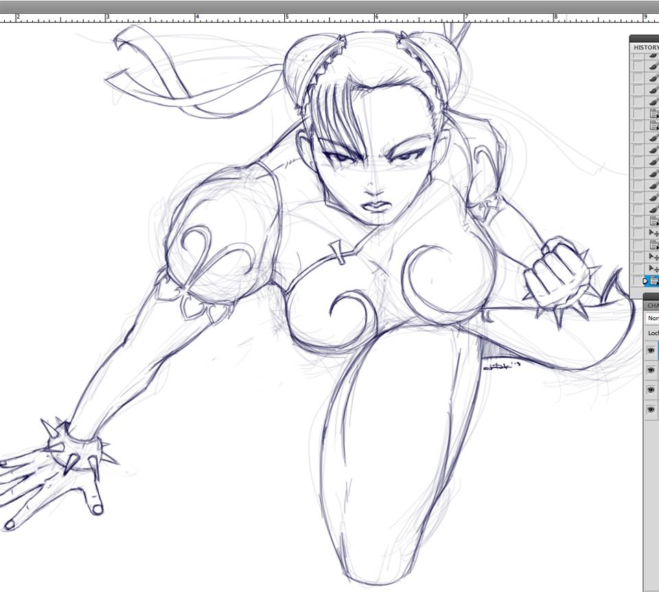 Fan Art: Chun li (WIP)