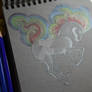 Rainbow horse