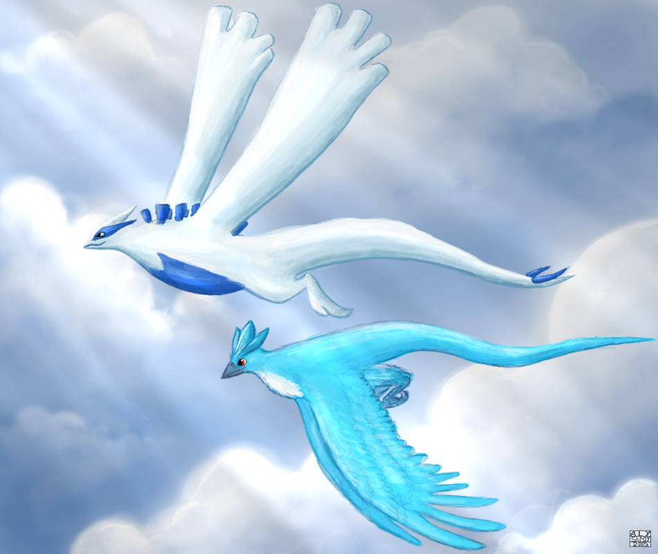 Lugia and Articuno