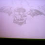 Hand Drawn Death Bat