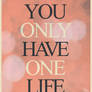 You Only Have One Life