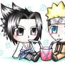 Chibi Sasuke and Naruto