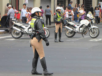 POLICE woman from Peru Lima.