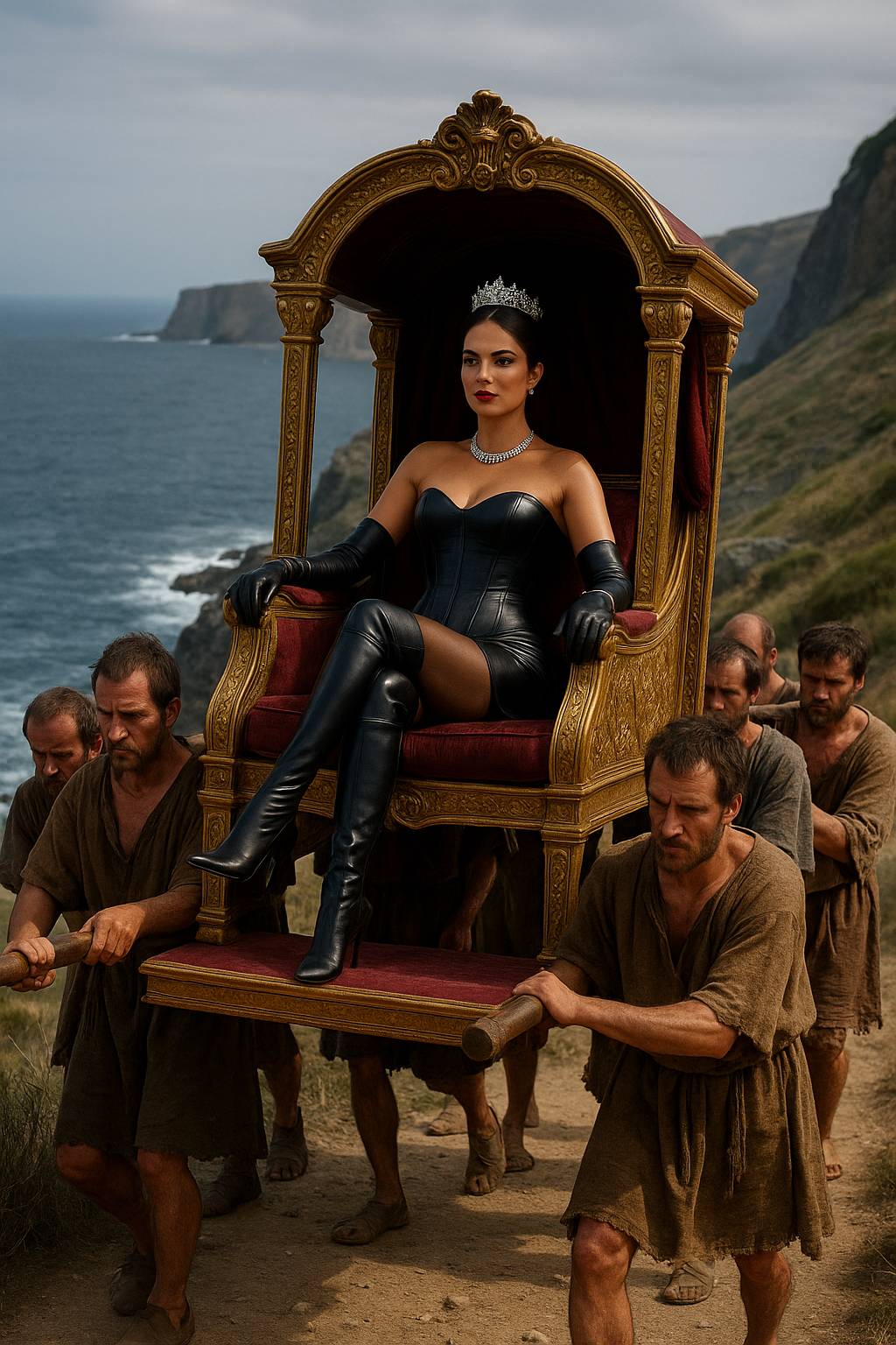 The Goddess and her devotees.