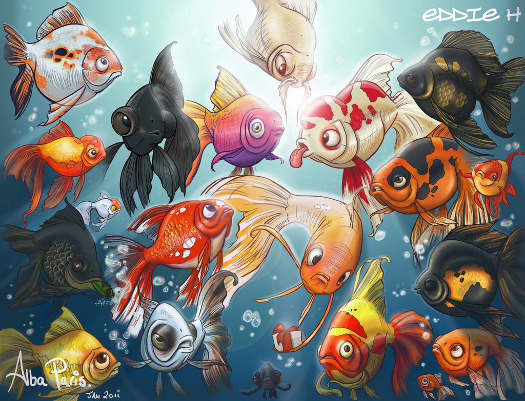 Deviantart 2007 Goldfish Goldfish by EddieHolly on DeviantArt