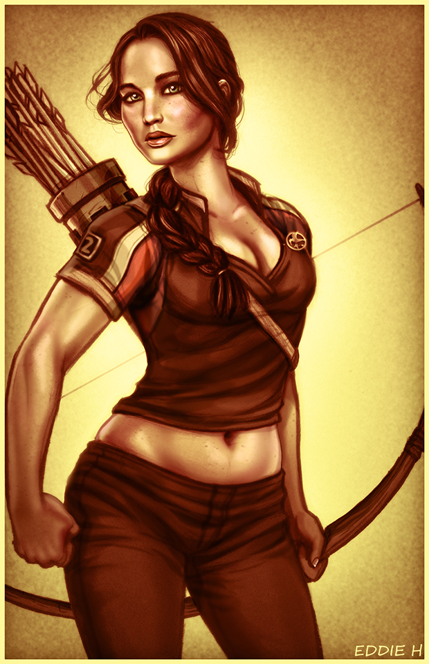 Katniss Everdeen - The Hunger Games by EddieHolly on DeviantArt