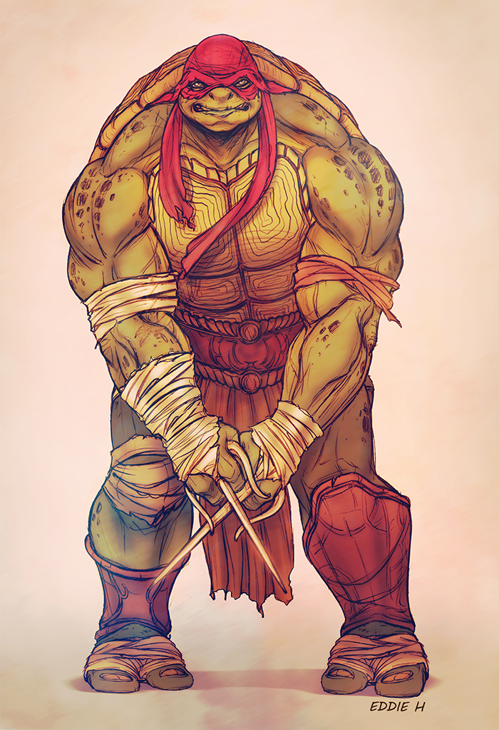 New Tmnt Raphael New Raphael -TMNT by EddieHolly on DeviantArt